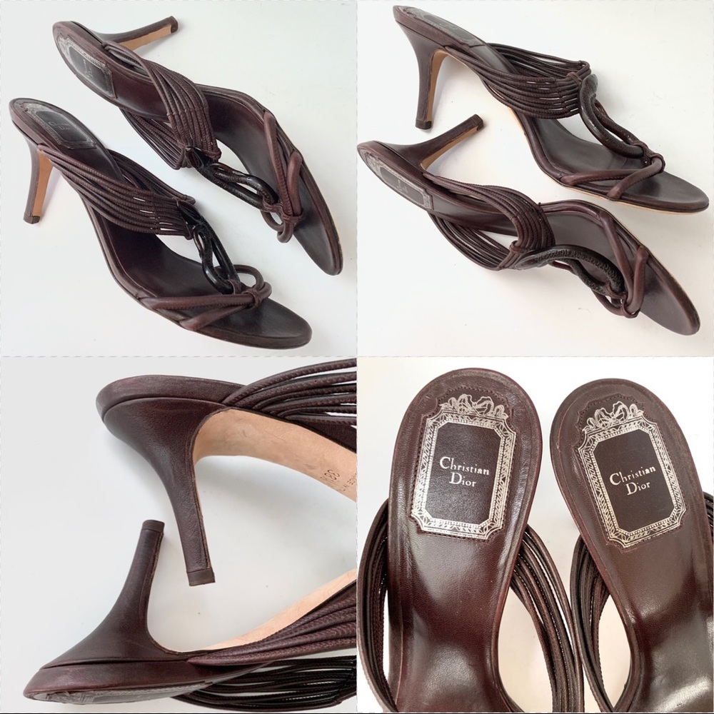 Y2K Christian Dior John Galliano 2007 ‘Samouraï 1947’ Snake Bakelite Sandals - Picture 11 of 15